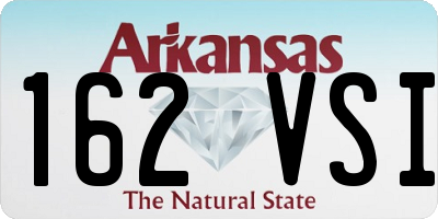 AR license plate 162VSI
