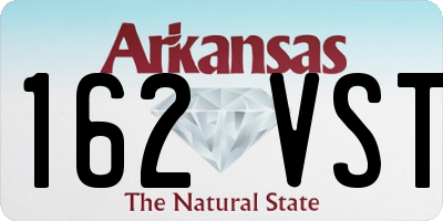 AR license plate 162VST