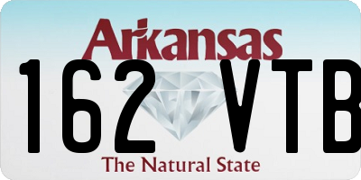 AR license plate 162VTB