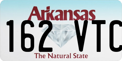 AR license plate 162VTC