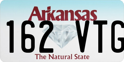 AR license plate 162VTG