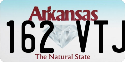 AR license plate 162VTJ