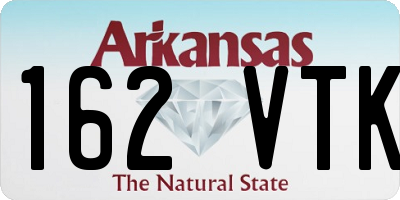 AR license plate 162VTK