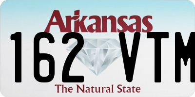 AR license plate 162VTM