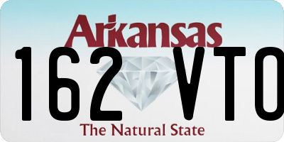 AR license plate 162VTO