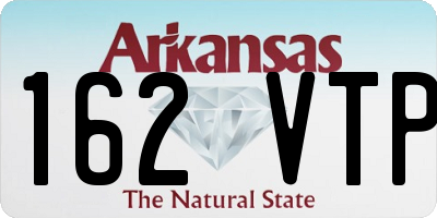 AR license plate 162VTP