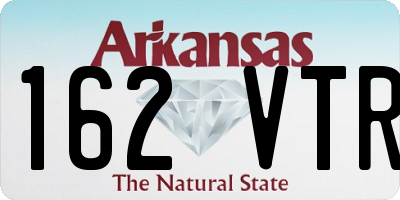 AR license plate 162VTR