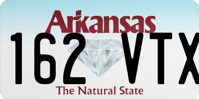 AR license plate 162VTX