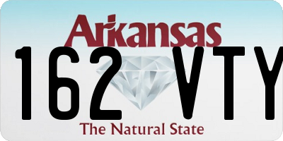 AR license plate 162VTY