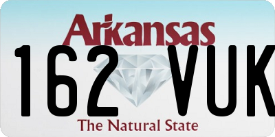 AR license plate 162VUK