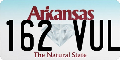 AR license plate 162VUL