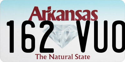 AR license plate 162VUO