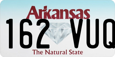 AR license plate 162VUQ