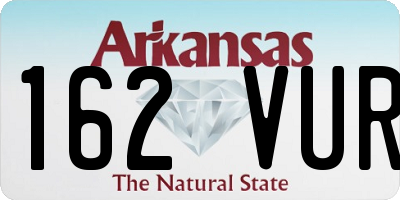 AR license plate 162VUR