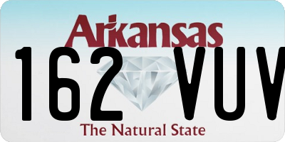 AR license plate 162VUV