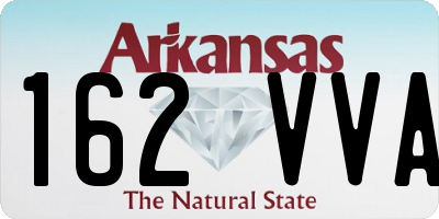 AR license plate 162VVA