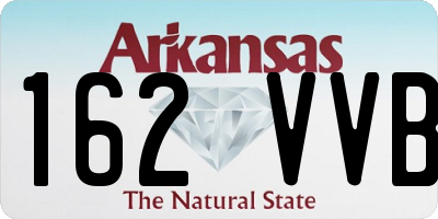 AR license plate 162VVB