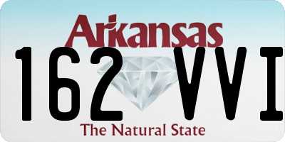 AR license plate 162VVI