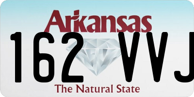 AR license plate 162VVJ