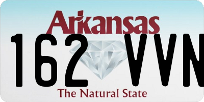 AR license plate 162VVN