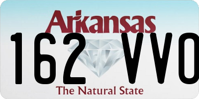 AR license plate 162VVO
