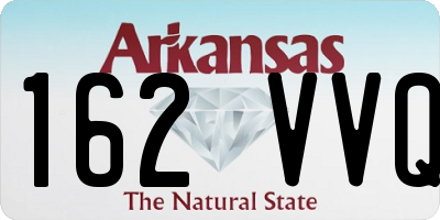 AR license plate 162VVQ