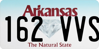 AR license plate 162VVS