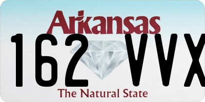AR license plate 162VVX