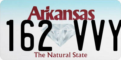 AR license plate 162VVY