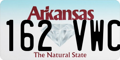 AR license plate 162VWC