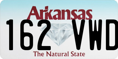 AR license plate 162VWD