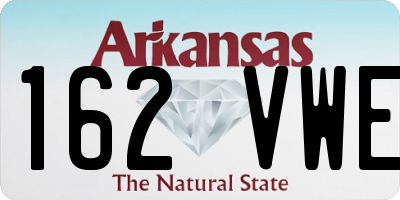 AR license plate 162VWE