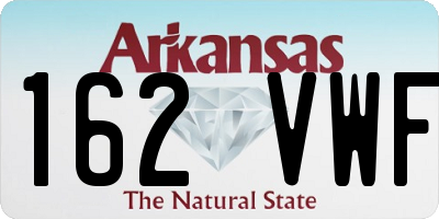 AR license plate 162VWF
