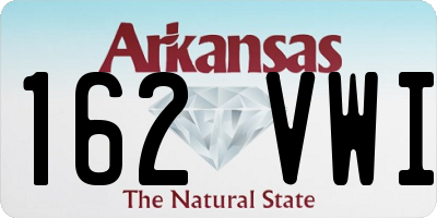 AR license plate 162VWI