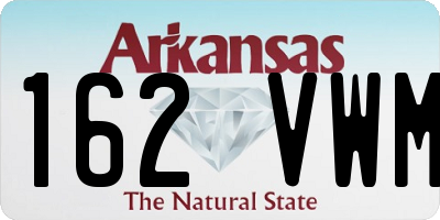AR license plate 162VWM