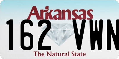 AR license plate 162VWN