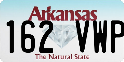 AR license plate 162VWP