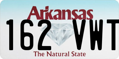 AR license plate 162VWT