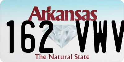 AR license plate 162VWV