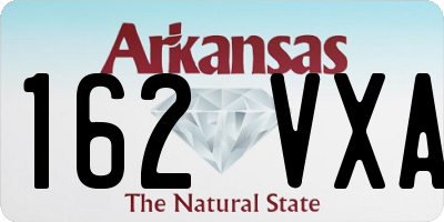AR license plate 162VXA
