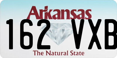 AR license plate 162VXB