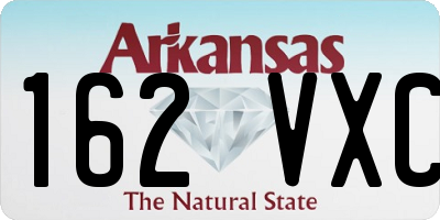 AR license plate 162VXC