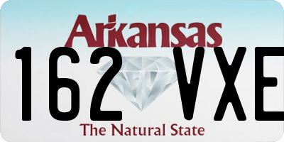 AR license plate 162VXE
