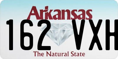 AR license plate 162VXH
