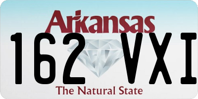 AR license plate 162VXI