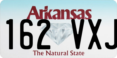 AR license plate 162VXJ