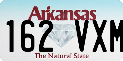 AR license plate 162VXM