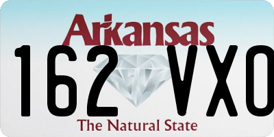 AR license plate 162VXO