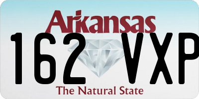 AR license plate 162VXP