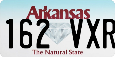 AR license plate 162VXR